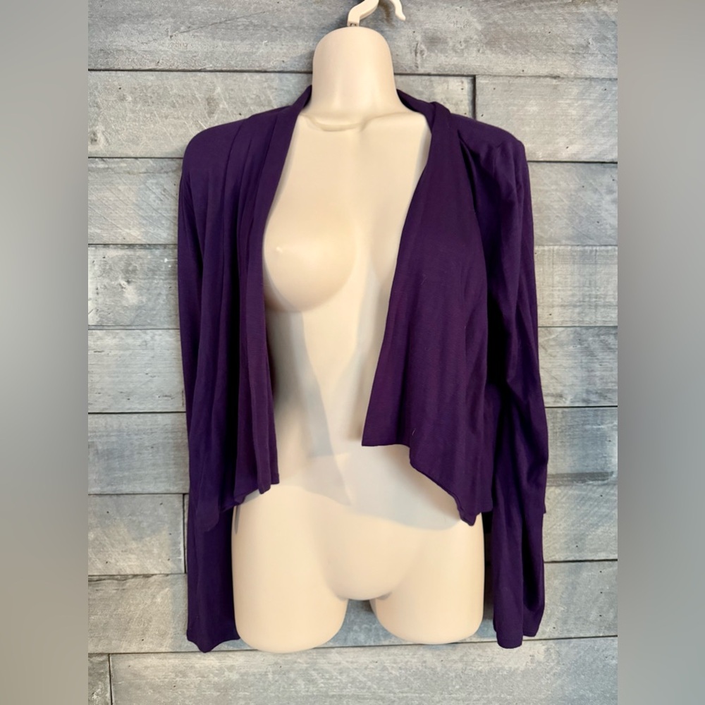 Women's Storm Open Face Cardigan - Purple, M